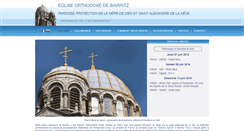 Desktop Screenshot of eglise-orthodoxe-biarritz.com